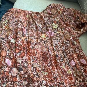 A.L.C. 295 Grace Silk Blend Top in
Sorbet Pink Multicolor Floral Print